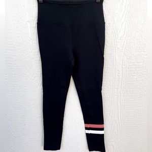 Liz Claiborne Weekend Leggings Womens S Black Rayon Nylon Blend Stretch New NWOT